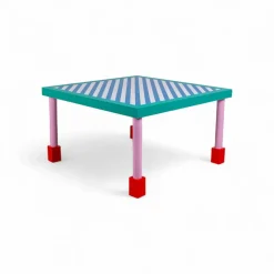 SUPERSQUARE TABLE BLUE STRIPES