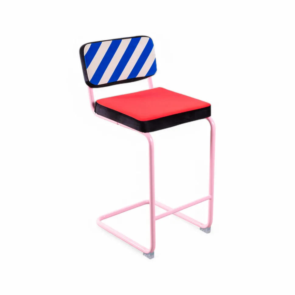 SUPERSTOOL BLUE STRIPES
