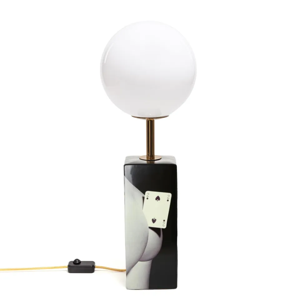 Table Lamp Two of Spades