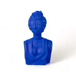 Terracotta Bust Poppea Blue
