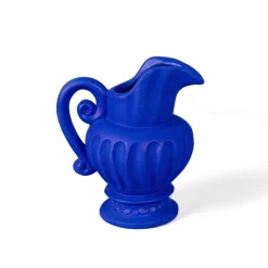 Terracotta Vase Caraffa Blue