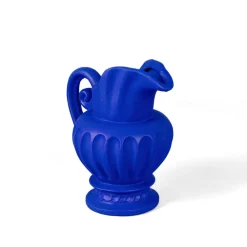 Terracotta Vase Caraffa Blue