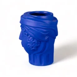 Terracotta Vase Women Blue