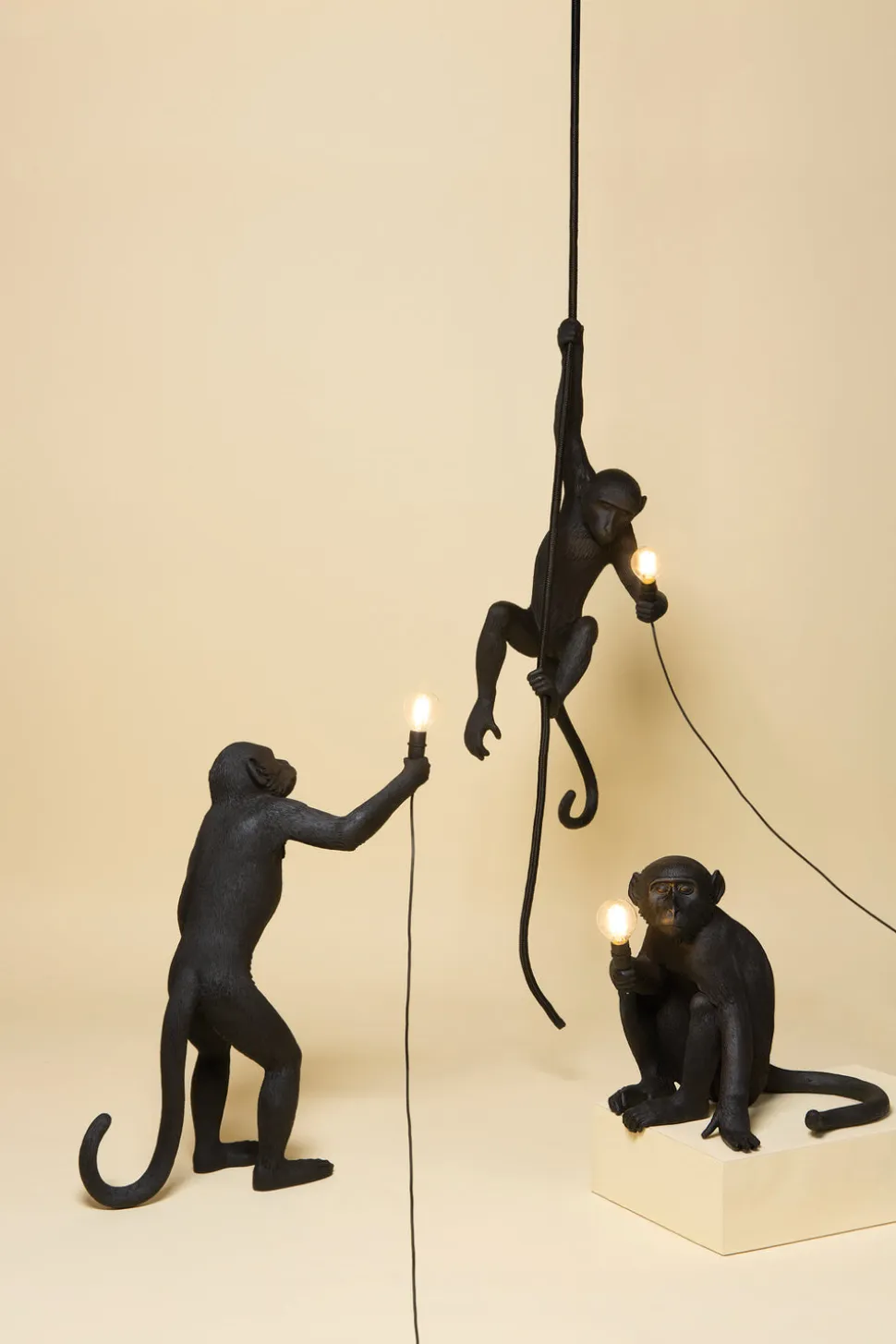 The Monkey Lamp Black Ceiling Version