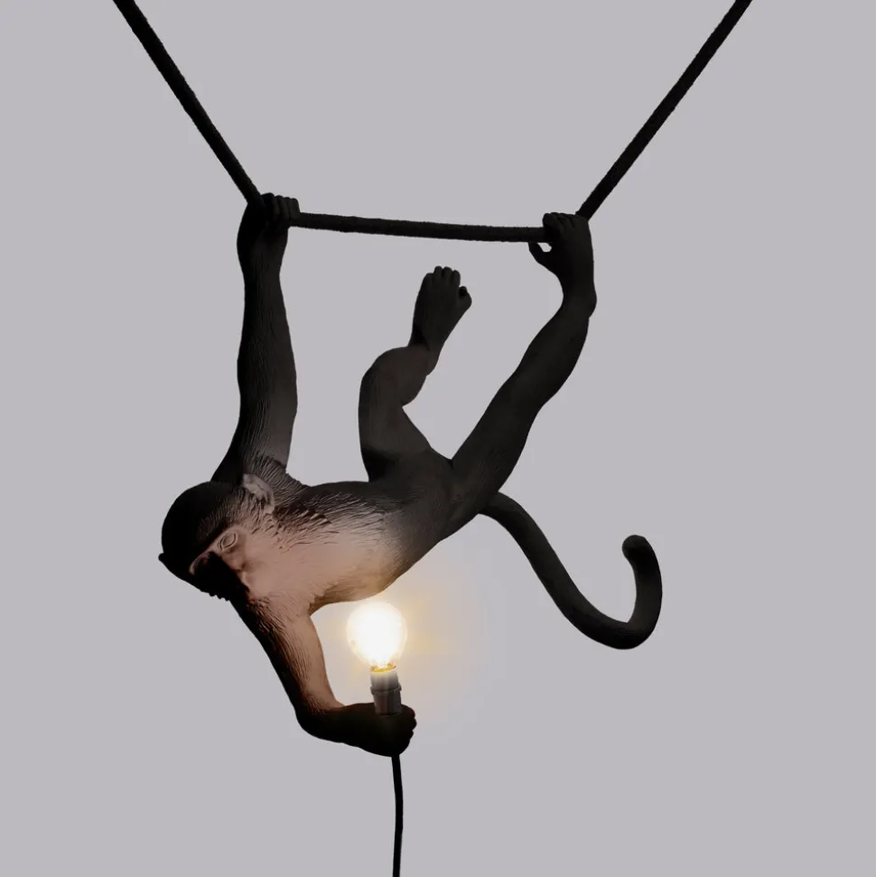 The Monkey Lamp Black Swing