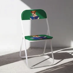 TOILETPAPER PETS FOLDING CHAIR - NERDY DOG