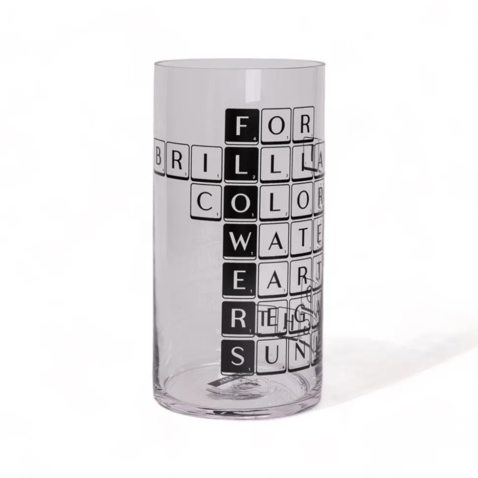 Vase in glass Tiles & Tales "Flowers"